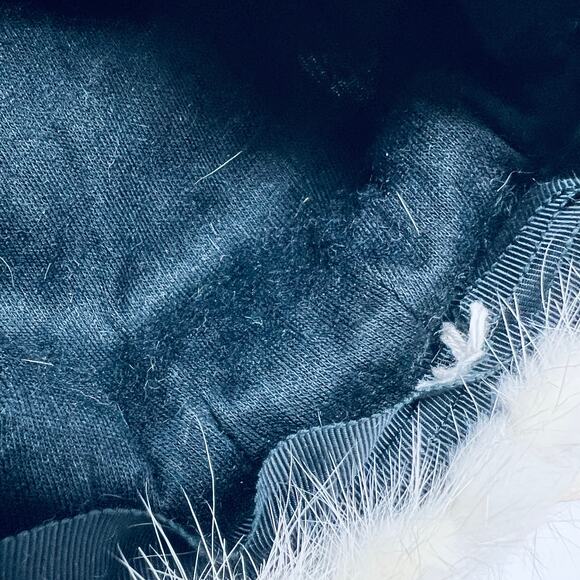 Vintage 50s / 60s Fur Hat Cream Winter Original Tag Blank Classic Tan - Picture 6 of 9